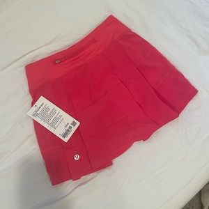 Lululemon Pace Rival skirt in Lipgloss pink